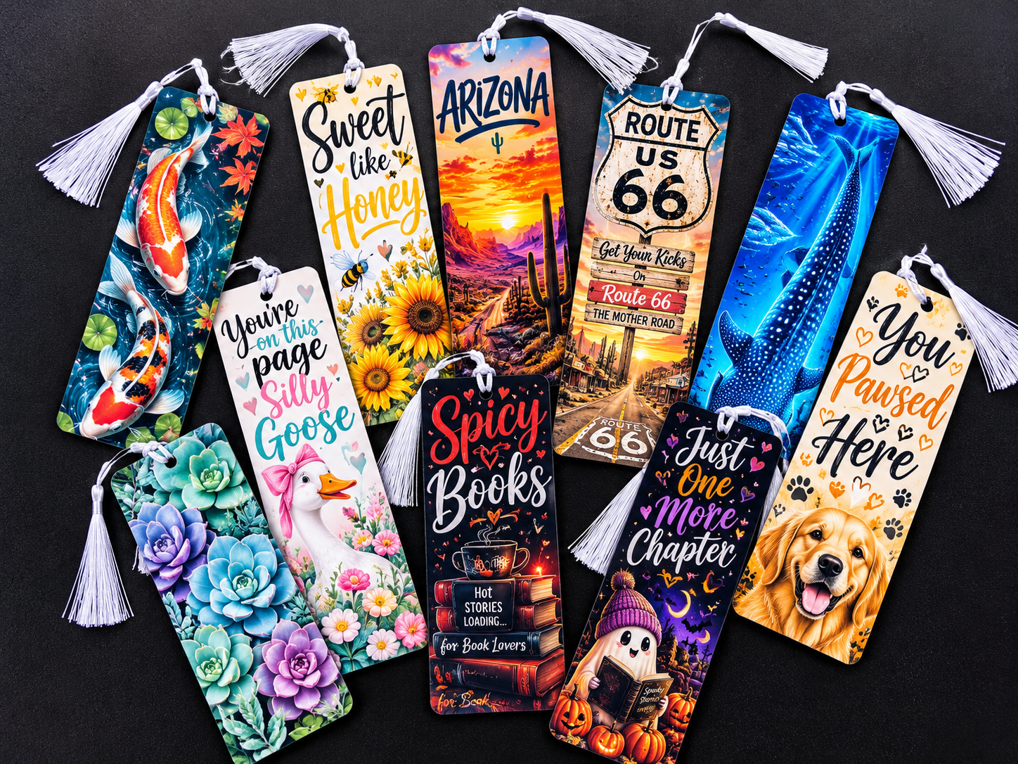 Custom bookmarks created by InkSpire